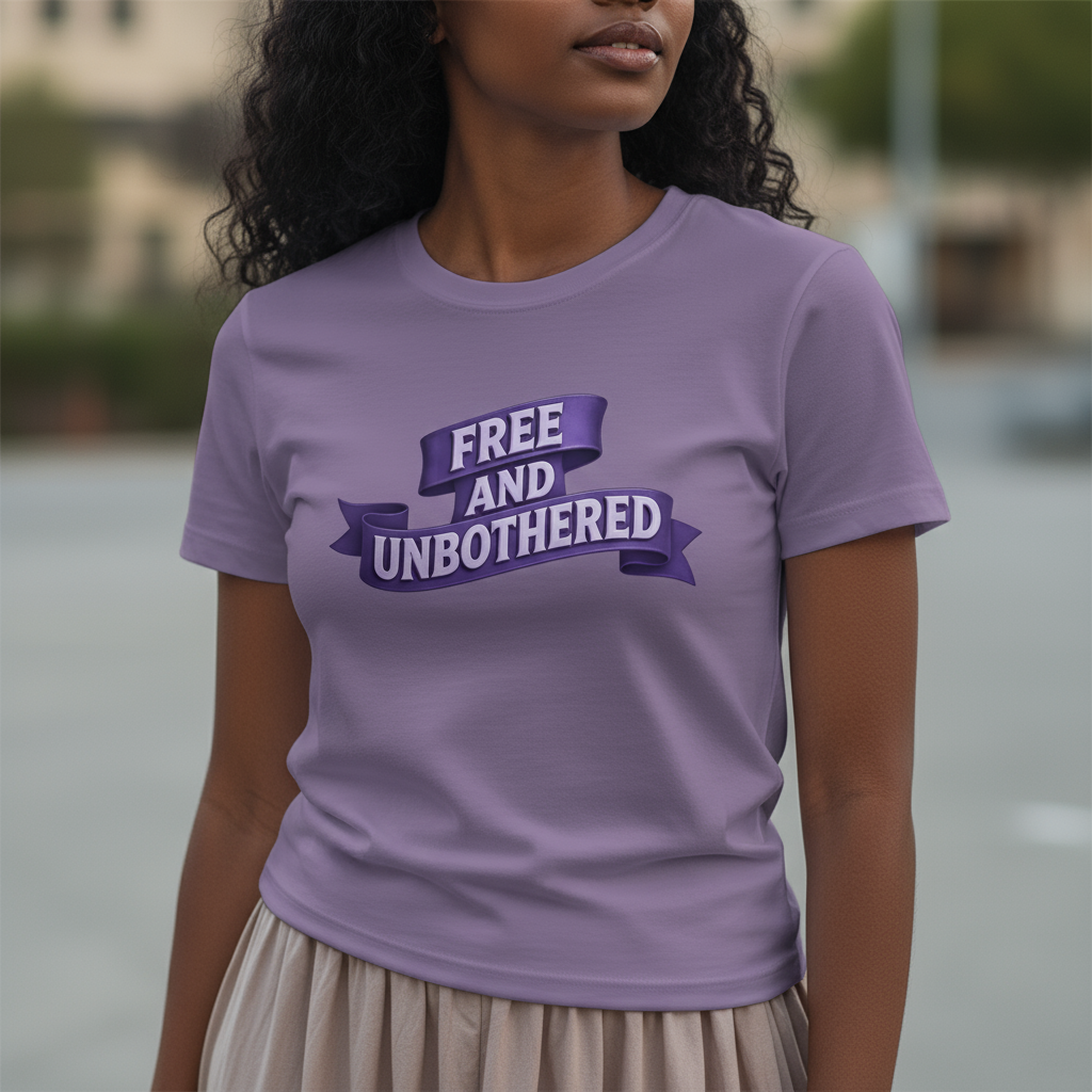 'Free and Unbothered' Women's Relaxed T-Shirt, War Room Threads